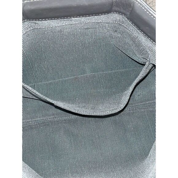 Vintage MORRIS MOSKOWITZ Leather Clutch Handbag Evening Gold Chain O Rings - Picture 9 of 9